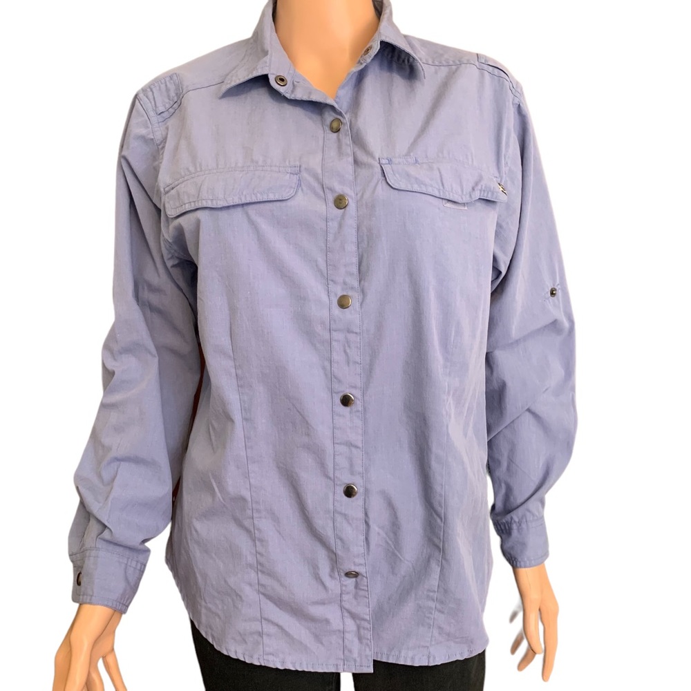 Womens Ex Officio Travel Wear Hiking Shirt Size 12/14